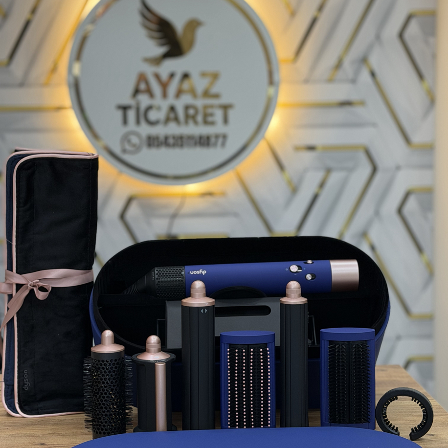 Dyson Airwrap Multi-Styler Complete Uzun Saç Şekillendirici (Vinca Mavisi/rosé)