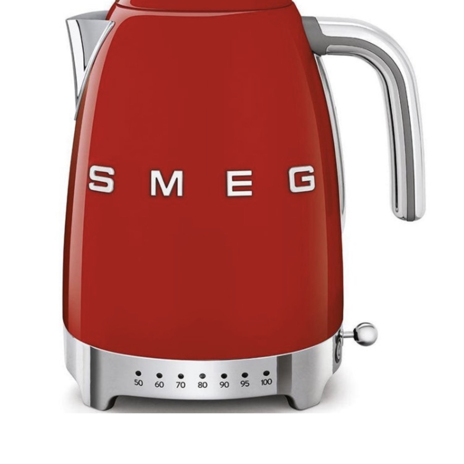 Smeg ısı ayarlı kettle (Kırmızı)